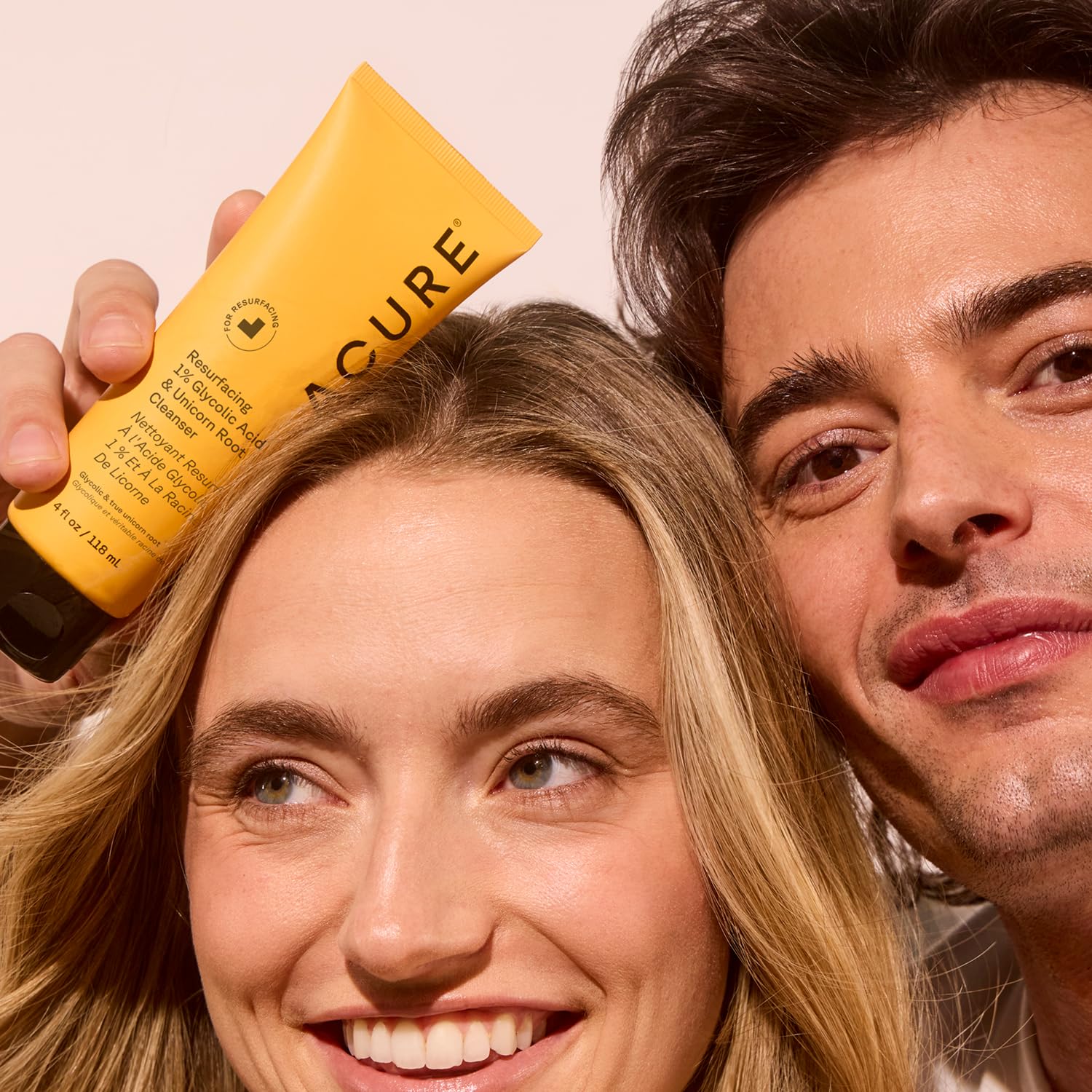 Acure two-pack boxes emphasize value and at-home skincare routine.
