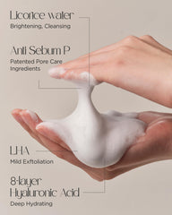ACWELL Licorice with 8-fold hyaluronic acid for deep hydration.