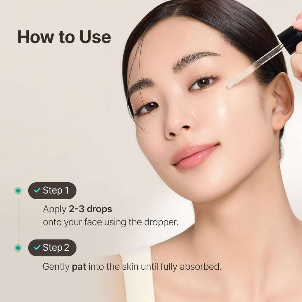 Morning routine shot featuring ACWELL Licorice serum