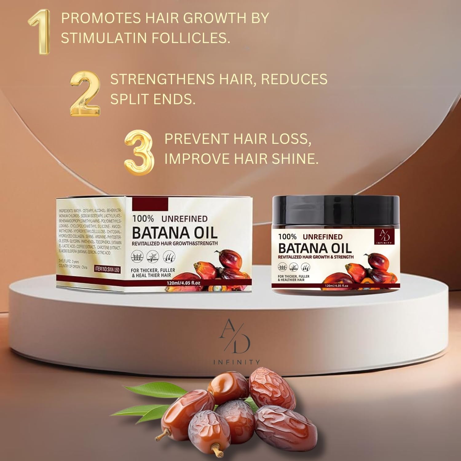 A/D Infinity Batana Oil hand massage demonstrates easy absorption and hydration