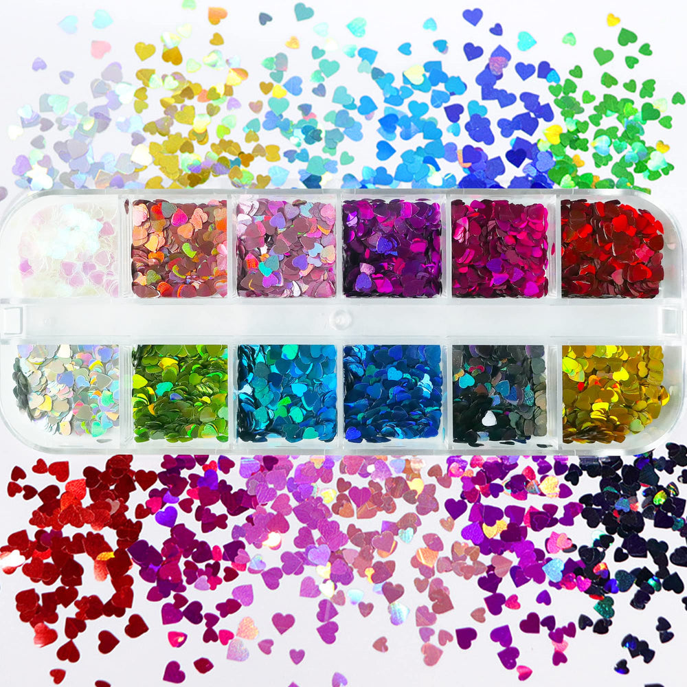 AddFavor mixed shapes glitter with butterfly, heart, and flower accents.