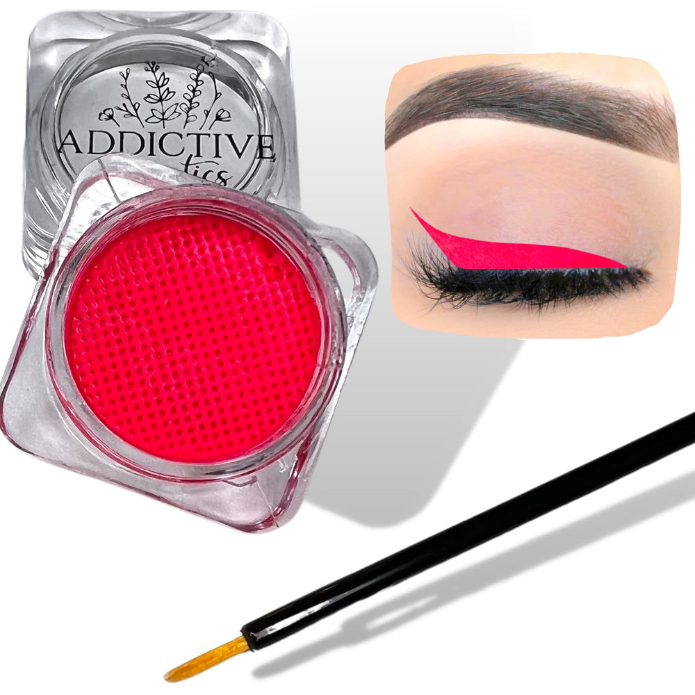 Addictive Cosmetics Wet Liners Neon Pink paste for precise eyeliner