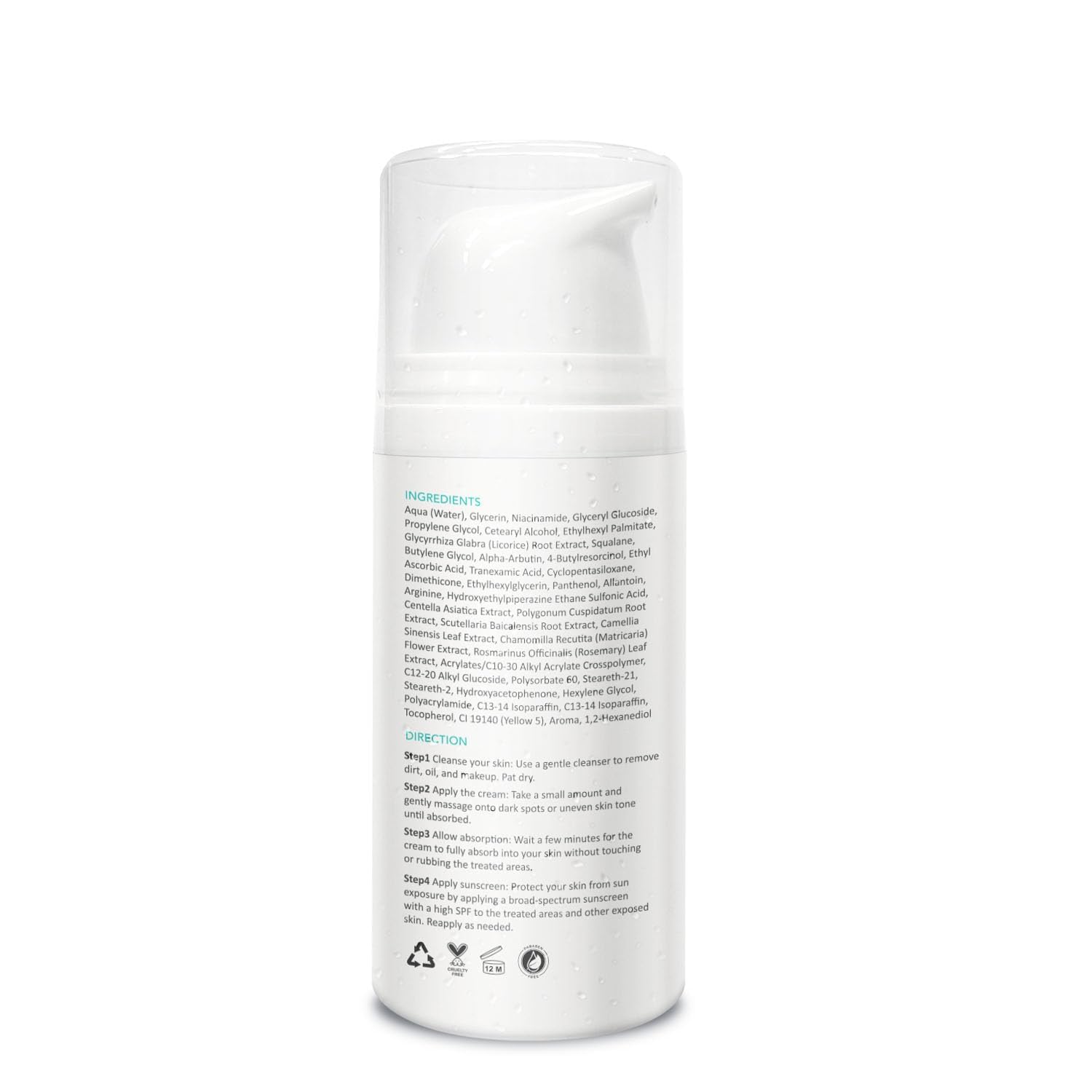 Adellina bottle in use demonstrates daily routine integration for radiant skin