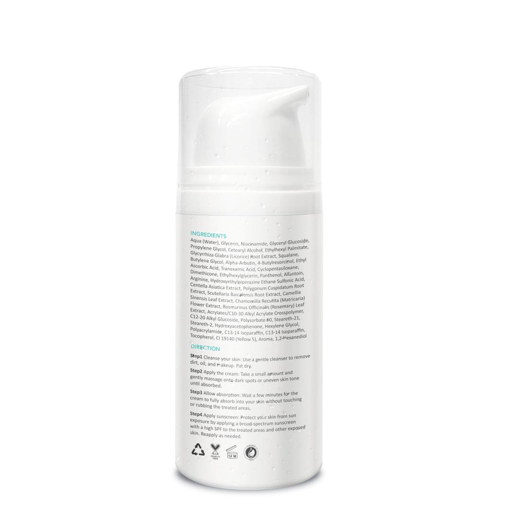 Adellina bottle in use demonstrates daily routine integration for radiant skin