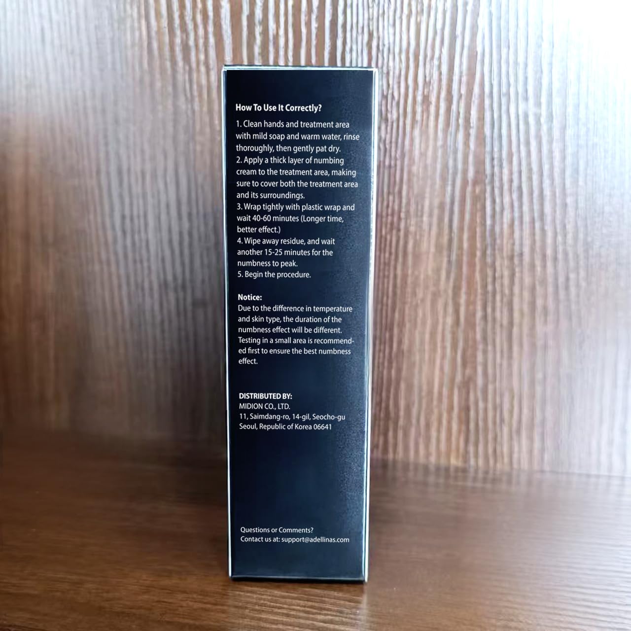 Adellina Numbing Cream is odor-free for easy application.