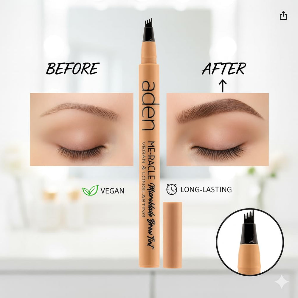 ADEN Brown shade for subtle definition without harsh edges
