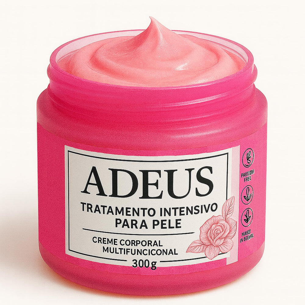ADEUS Pink Rose Cream packaging shown for daily firming care