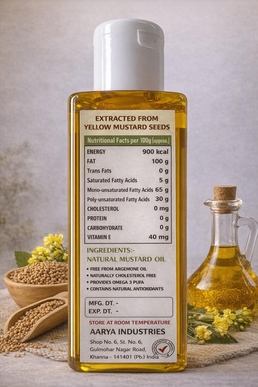 ADHAATA oil on scalp helps soothe dry flakes.