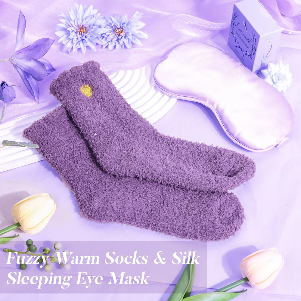 Adisher soft fuzzy socks for cozy lounging and self-care