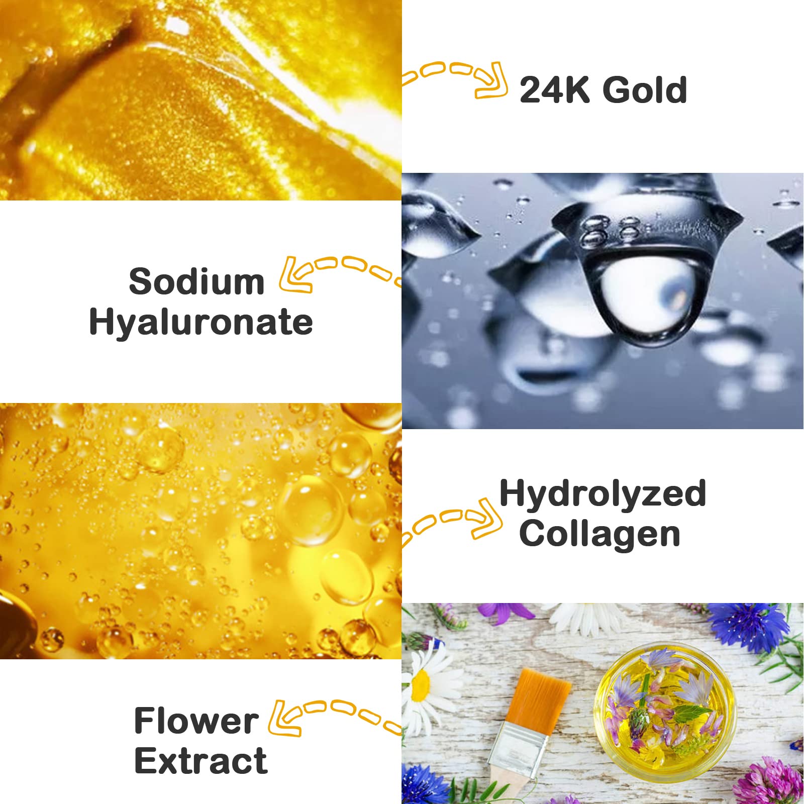 Adofect 24K Gold Mask foil pack opening highlights a luxurious ritual.