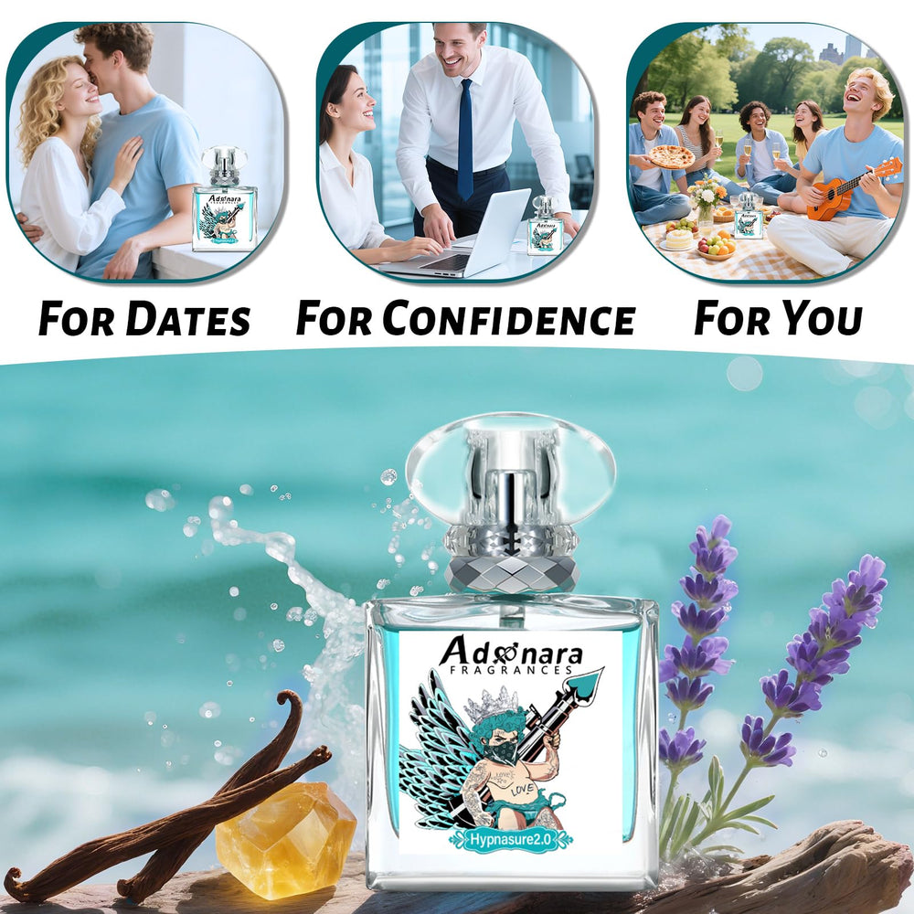 Adonara Original pheromone bottle closeup highlights sleek modern styling.