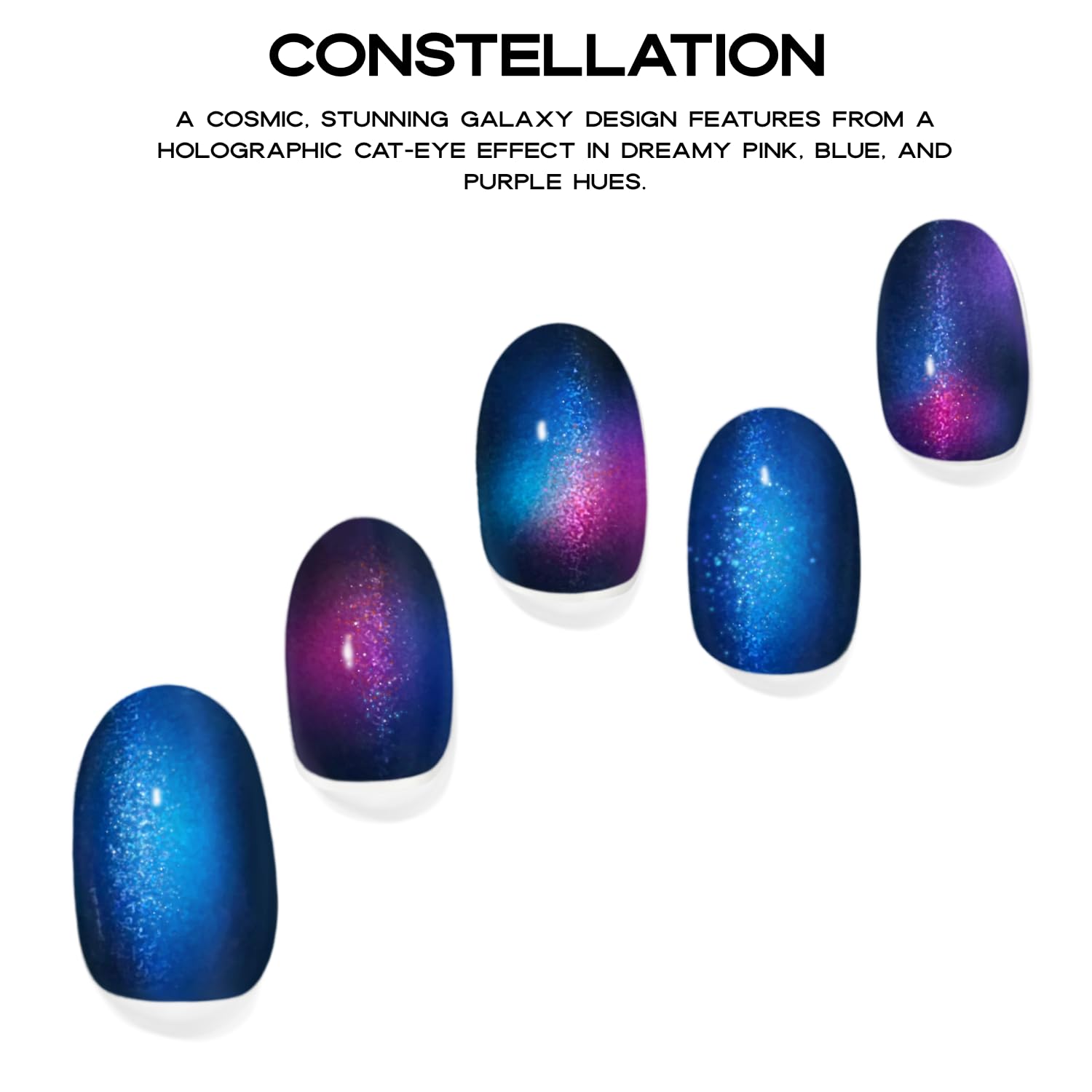 Adora Couture application shows wraps attaching easily for quick, flawless nails.