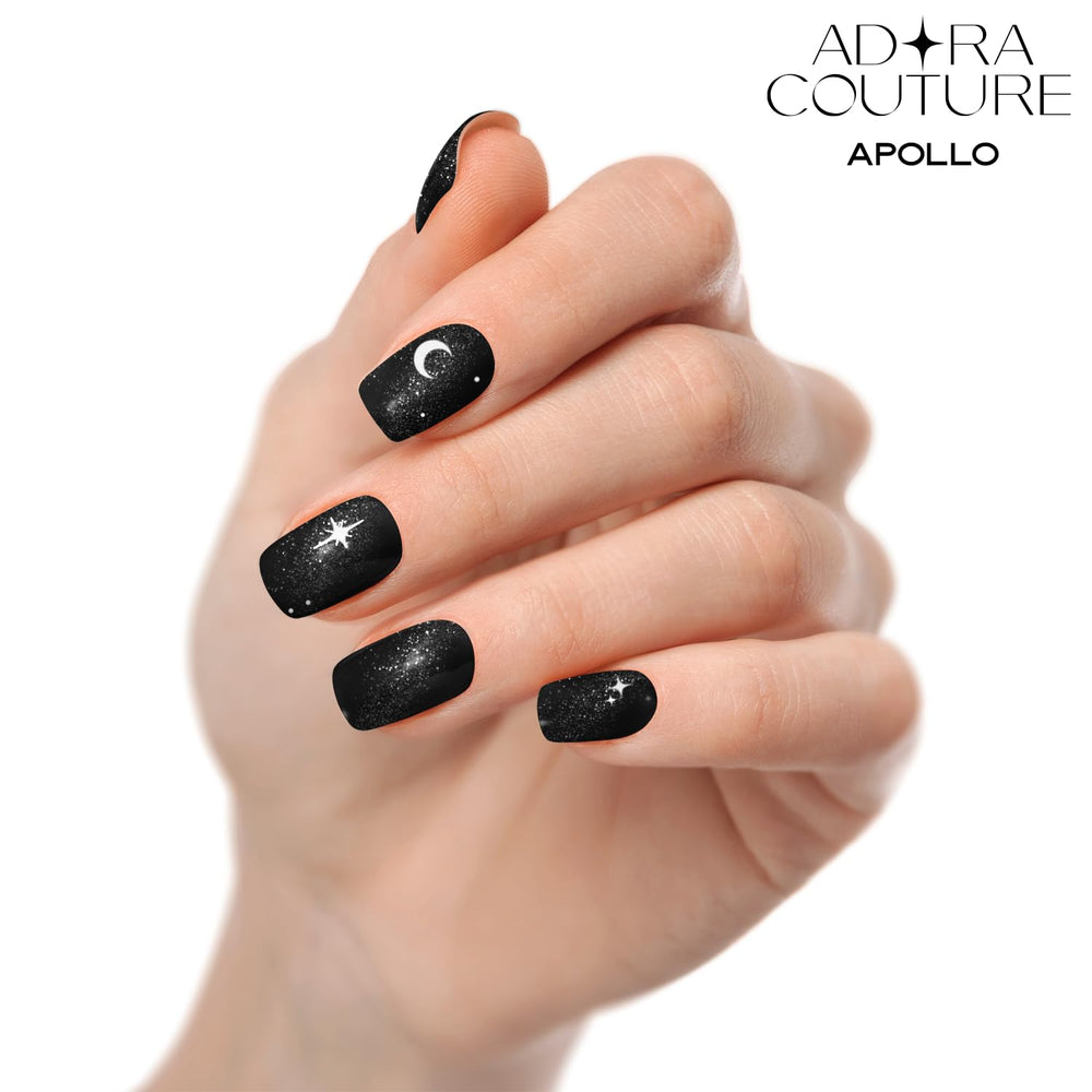 Adora Couture designs include solids, French tips, glitter, ombre and seasonal options.
