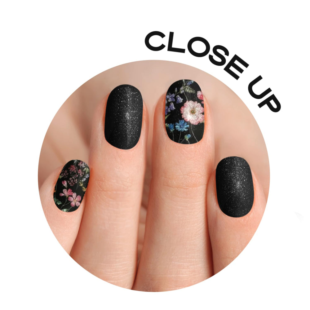 Adora Couture designs variety including solids, French tips, glitter, ombre.