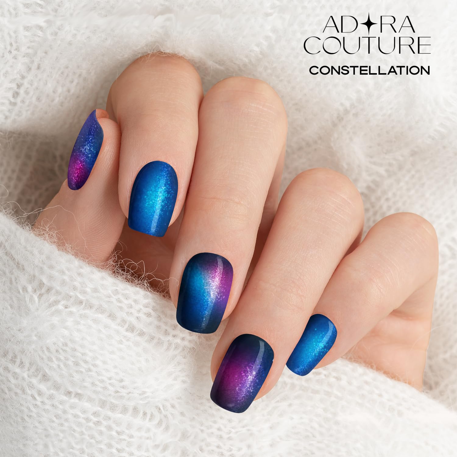 Adora Couture UV light cure demonstrates durable, glossy results after use.