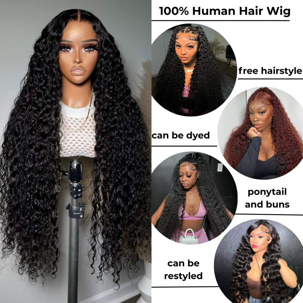 ADORHTUE water wave wig suitable for dates, weddings, travel and daily wear