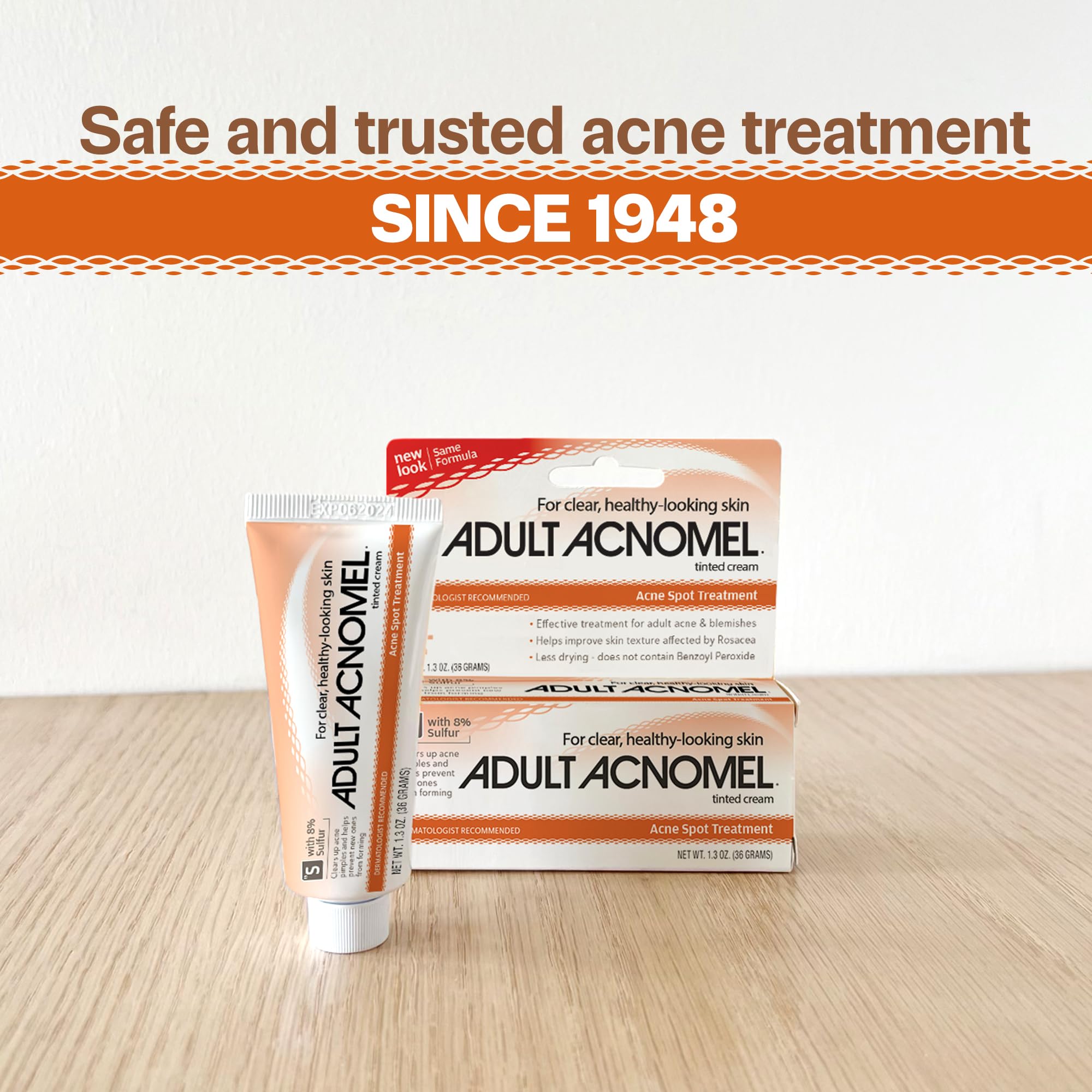Spot treatment application with Adult Acnomel on affected area.