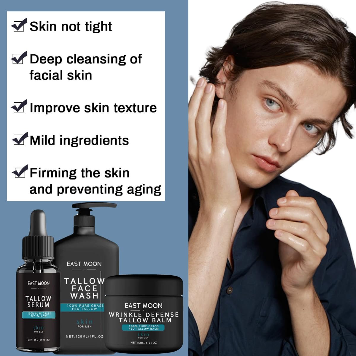 ADUTRY morning nourishing face wash bottle delivering refreshing cleanse