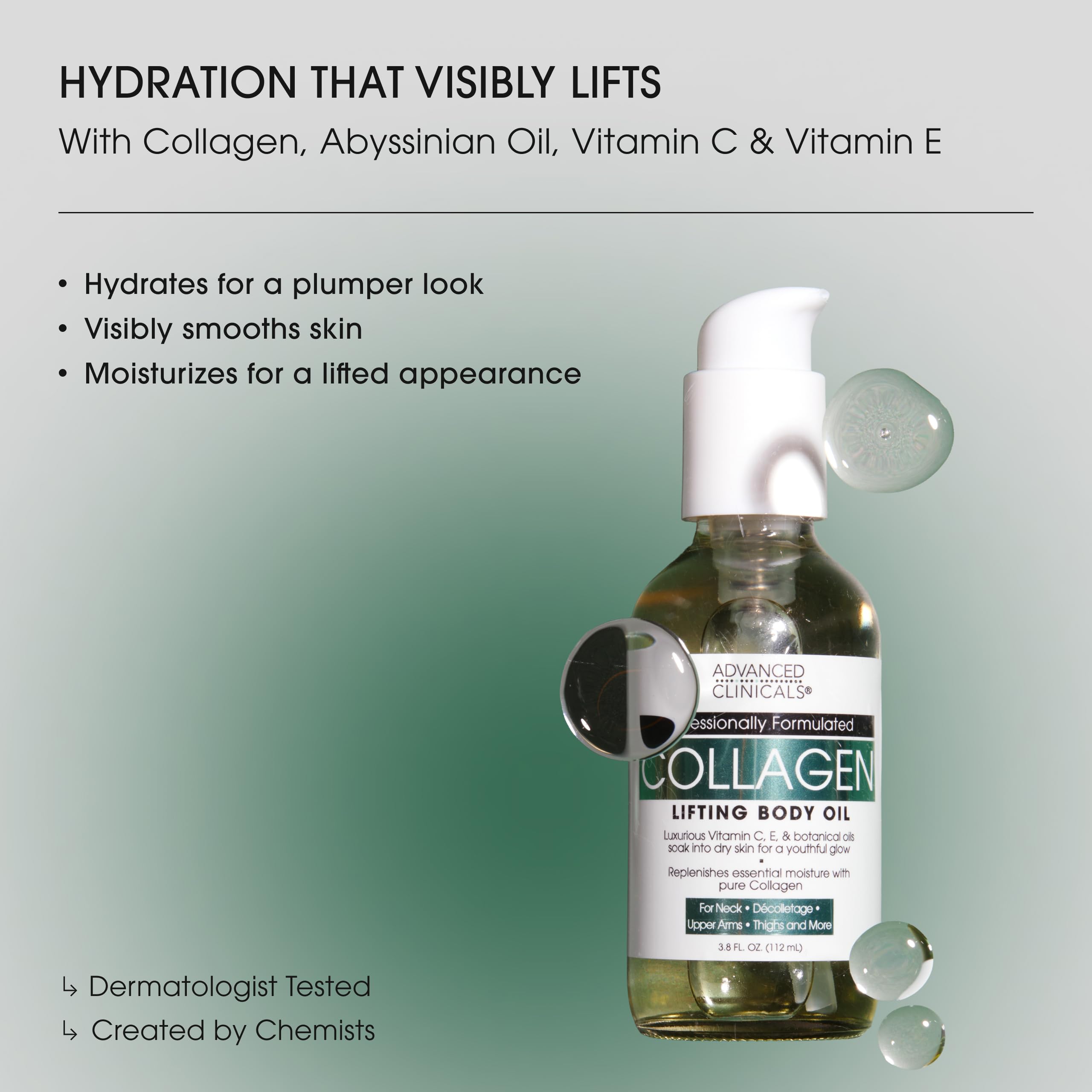 Advanced Clinicals 2pc set packaging showcases duo for easy daily hydration