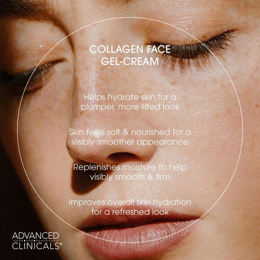 Advanced Clinicals body lotion applied on arm shows refined texture and hydration.