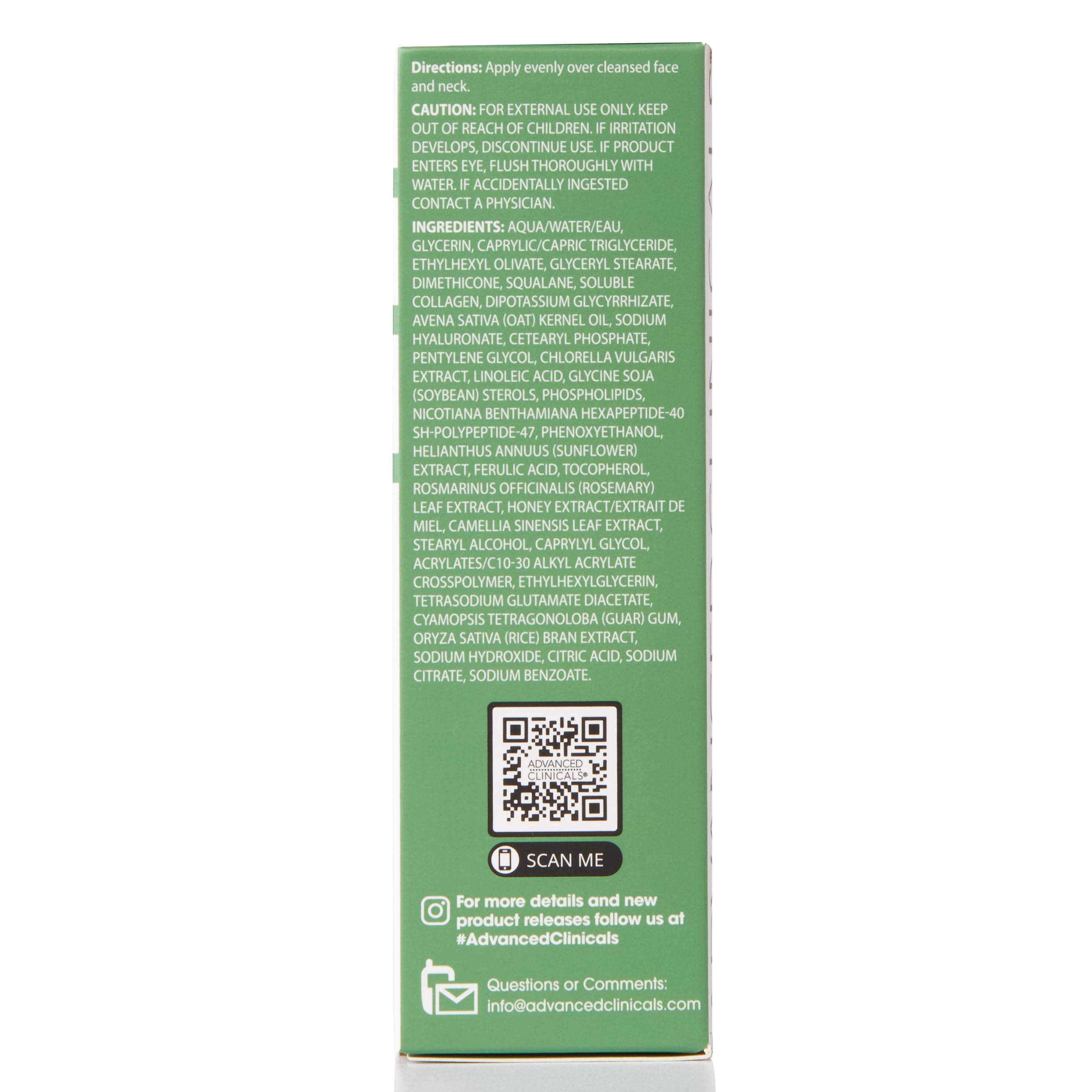 Advanced Clinicals Collagen Serum fragrance-free formula is gentle on sensitive skin