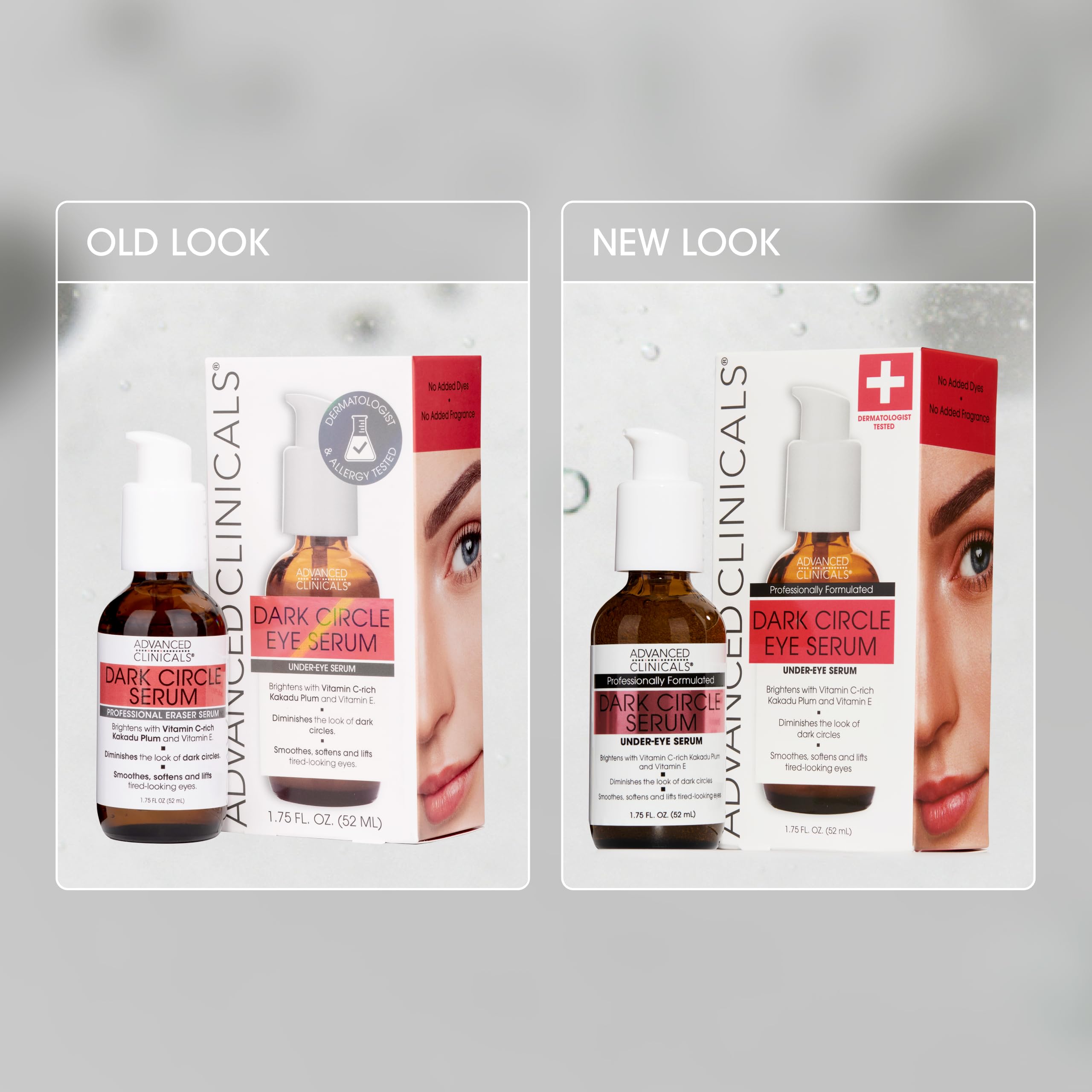 Advanced Clinicals Dark Circle Serum Kakadu plum close-up with other actives.