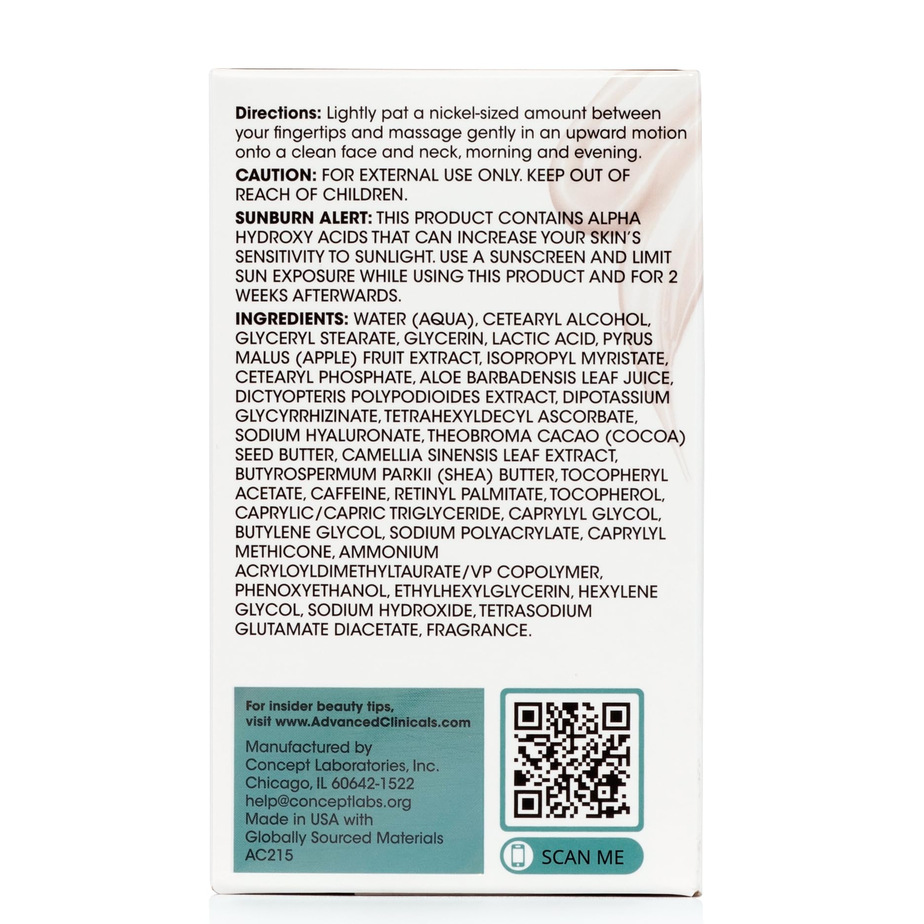 Advanced Clinicals bottle and jar on shelf ready for routine