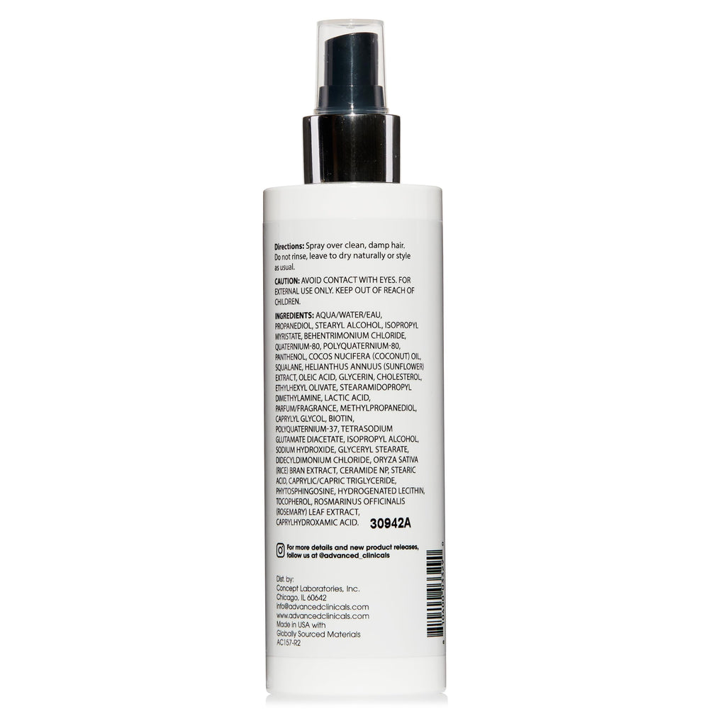 Advanced Clinicals Biotin-infused formula enhances shine on tangled hair.