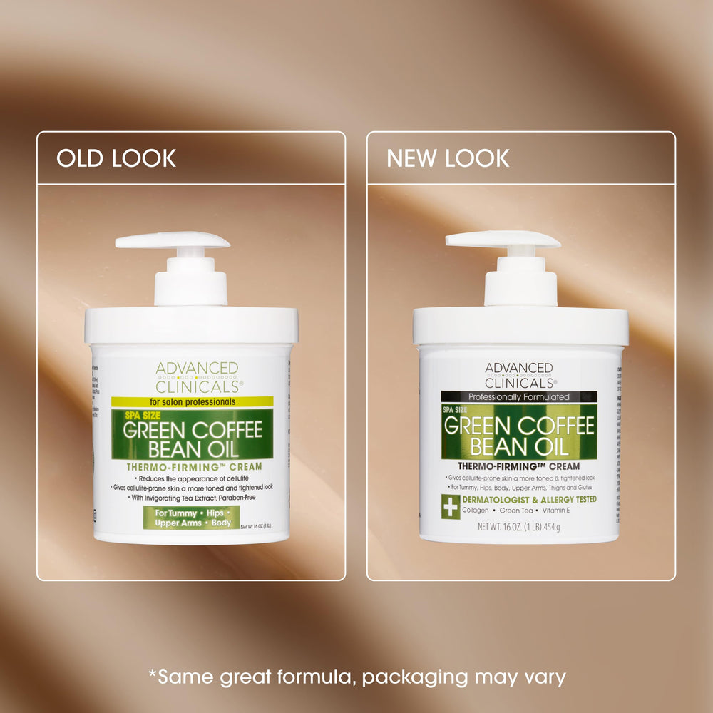 Close-up of the product texture and skin glow from Advanced Clinicals