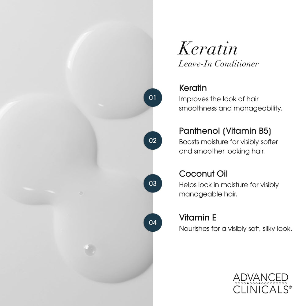 Advanced Clinicals Keratin Detangler Spray pump nozzle for precise, controlled use.