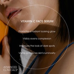 Light gel texture of Advanced Clinicals serum gliding onto skin