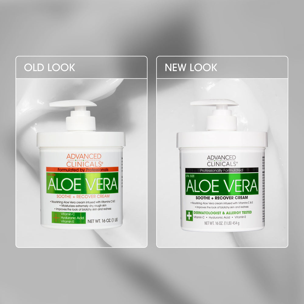 Advanced Clinicals Lotion application on hands shows quick absorption and comfort.