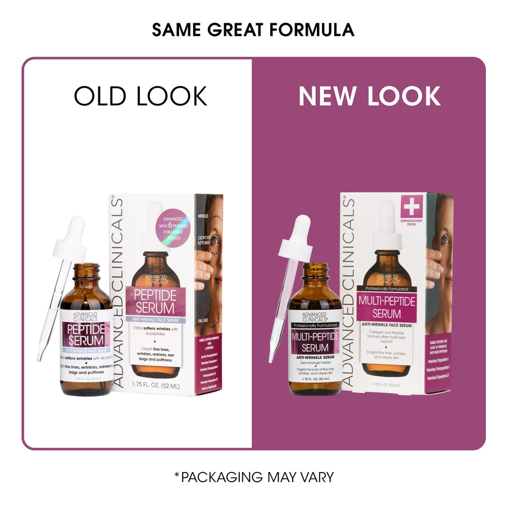 Advanced Clinicals serum being applied to neck for even tone.