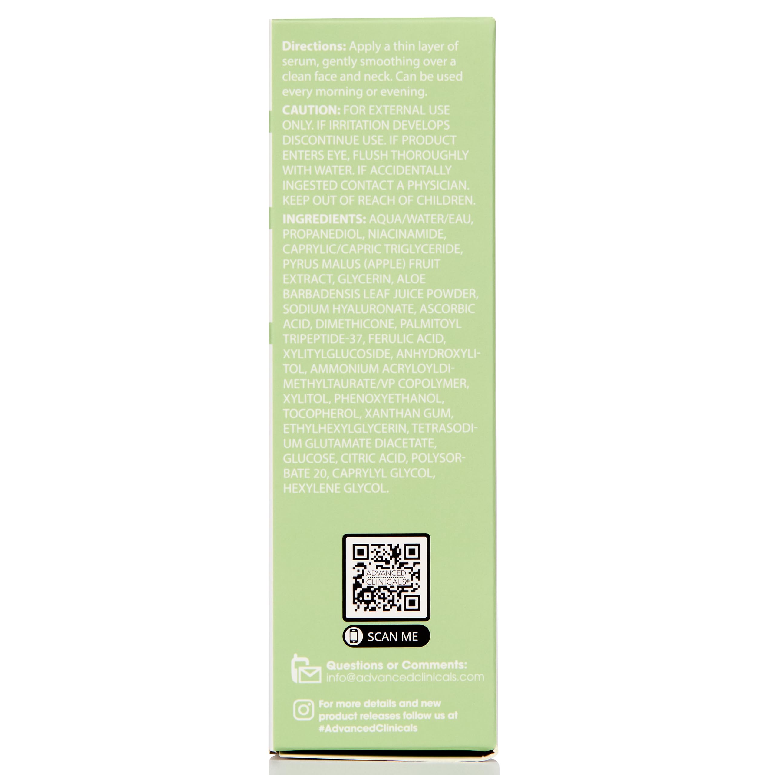 Advanced Clinicals Niacinamide Serum lab-developed formula for skincare goals