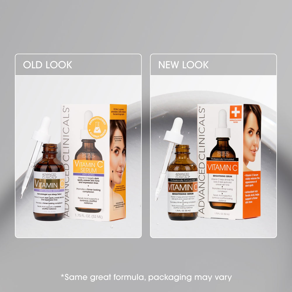 Boxed Advanced Clinicals serum ready for daily routine