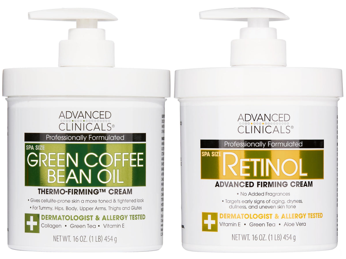 Advanced Clinicals Retinol Body Cream texture close-up with rich hydration.