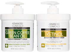 Advanced Clinicals Retinol Body Cream texture close-up with rich hydration.