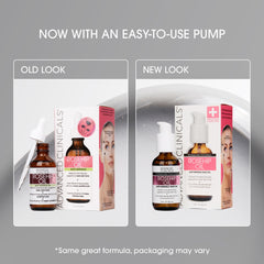 Advanced Clinicals Rosehip Oil Face dropper application indicating quick absorption