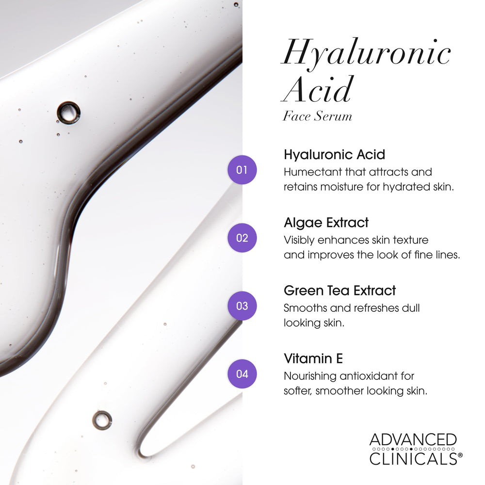 Advanced Clinicals serum quick hydration for dry skin