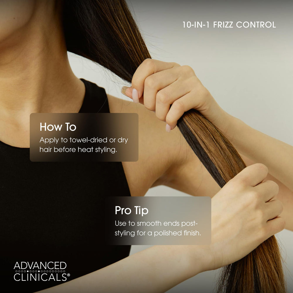 Advanced Clinicals smooth finish after use for color-treated hair