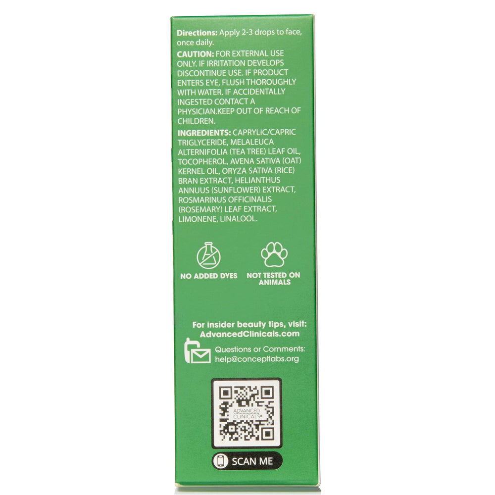 Advanced Clinicals Tea Tree Oil Serum daily skincare routine integration