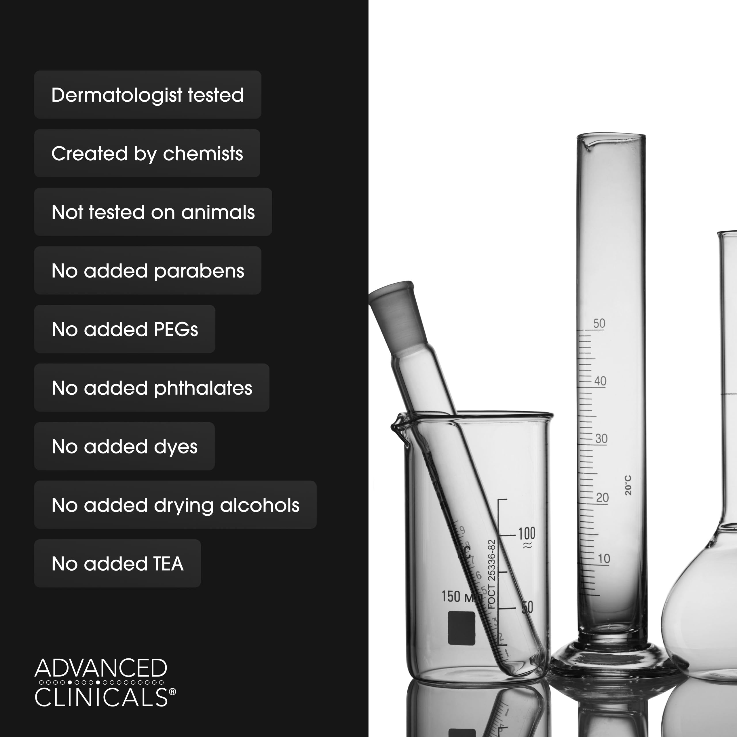 Advanced Clinicals Vitamin C Cream absorbs quickly for non-greasy feel.