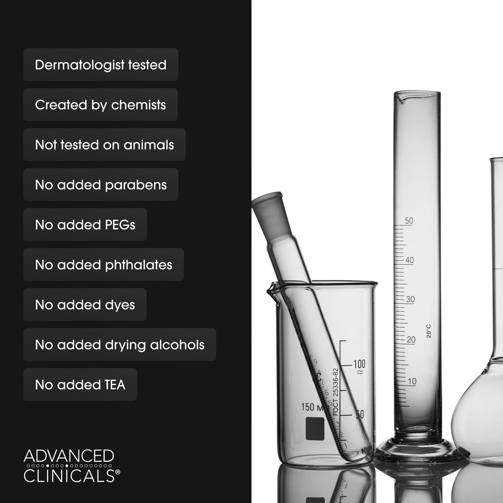 Advanced Clinicals Vitamin C Cream absorbs quickly for non-greasy feel.