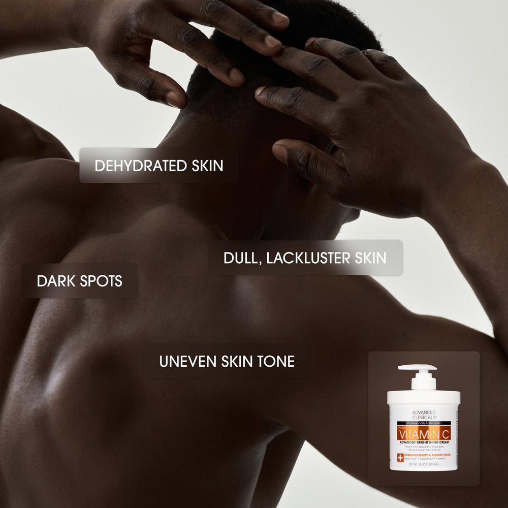 Advanced Clinicals Vitamin C Cream brightens dull skin for a healthy glow.