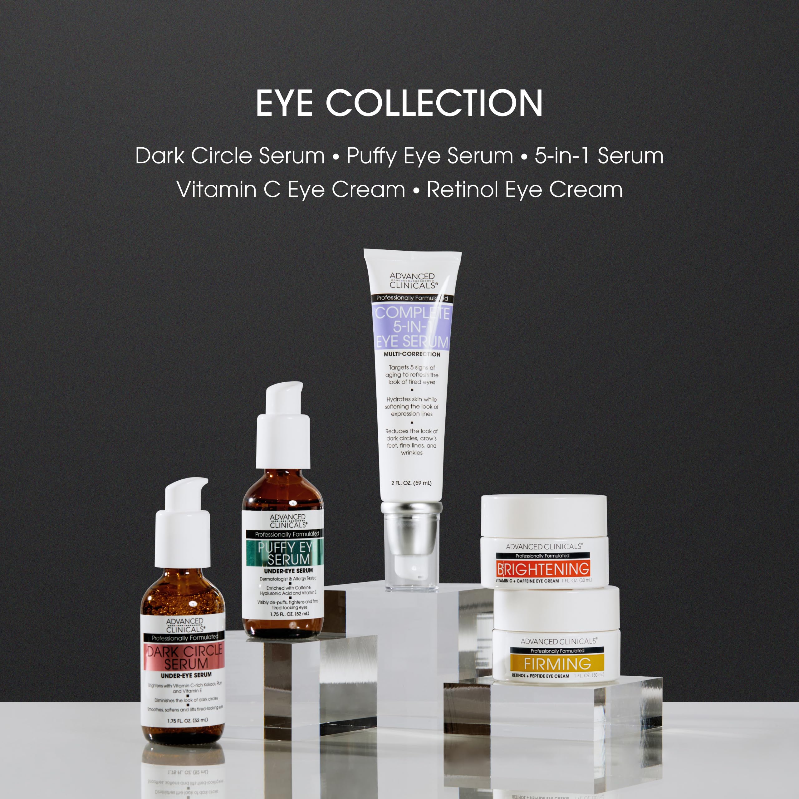 Advanced Clinicals Vitamin C Eye Balm creamy texture closeup for smooth under-eyes