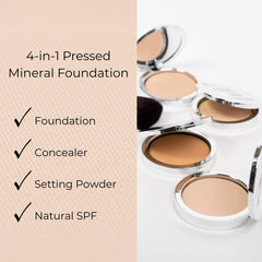 Advanced Mineral Makeup natural SPF application demo highlights protection and even tone