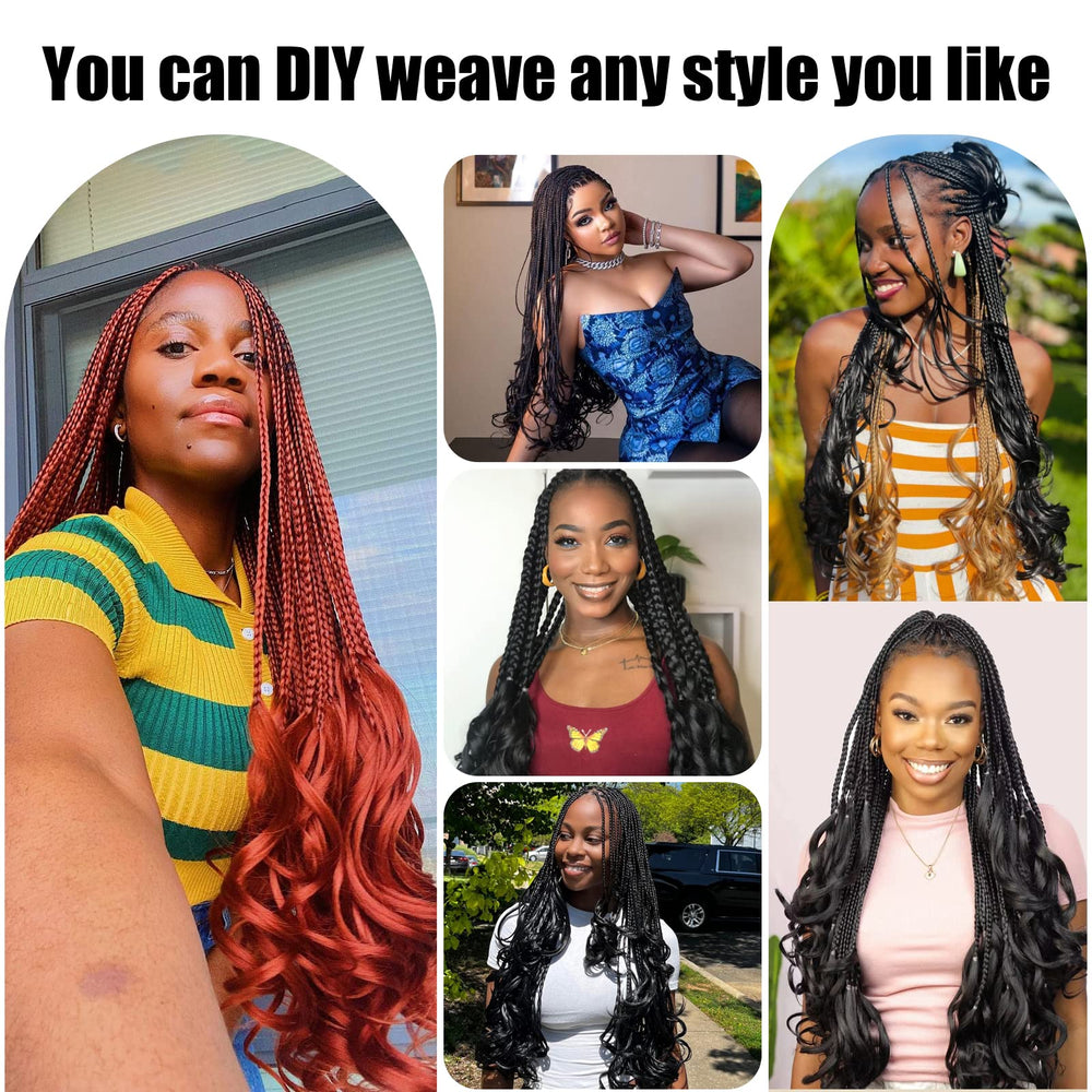 Aeagoo braiding hair 8 packs offering ample supply for full protective styles.