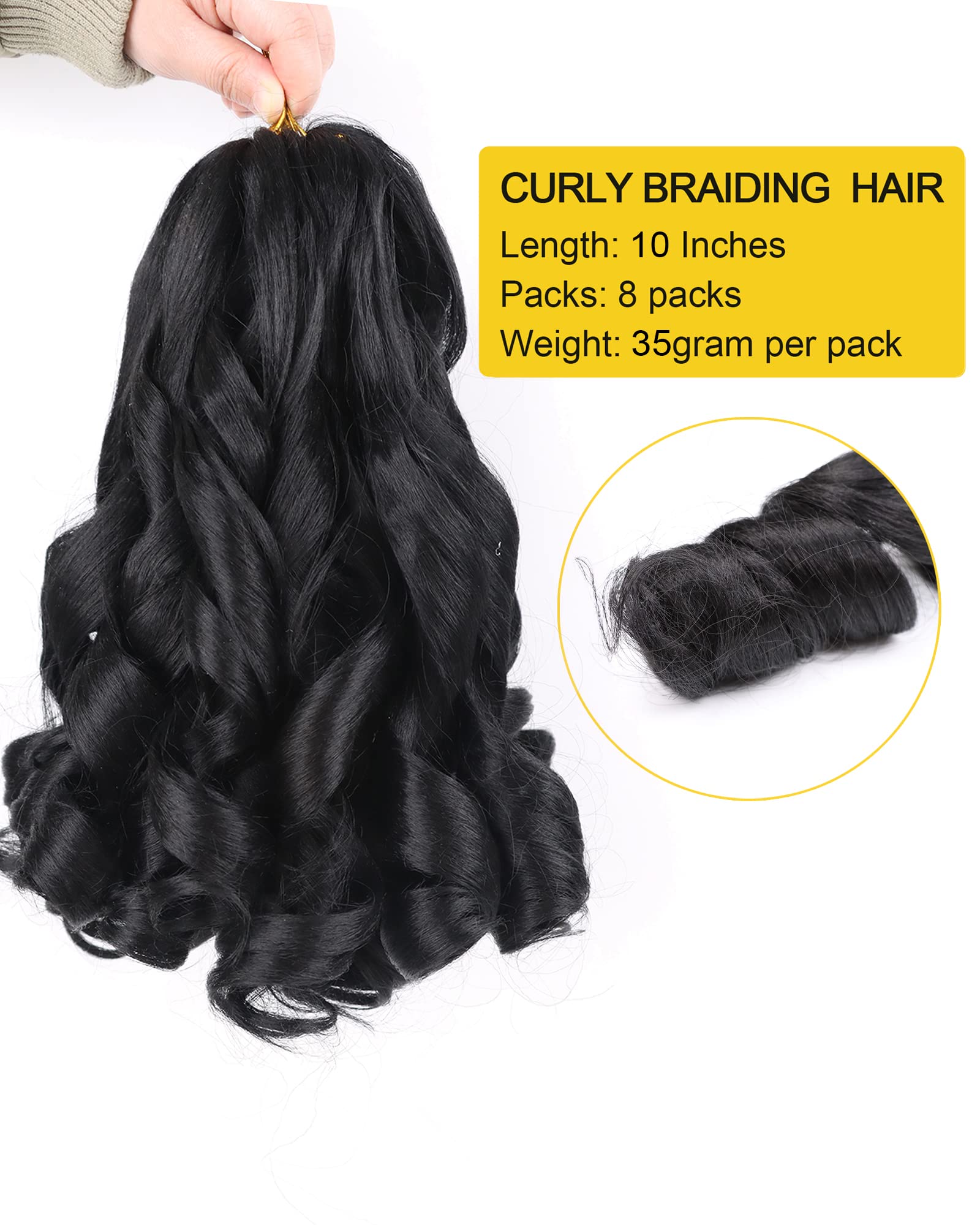 Aeagoo pre-curled strands speed up braiding without sacrificing texture.
