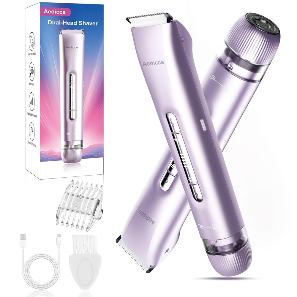 Aedicce bikini-trimmer-dual-head for efficient grooming with precision and comfort.