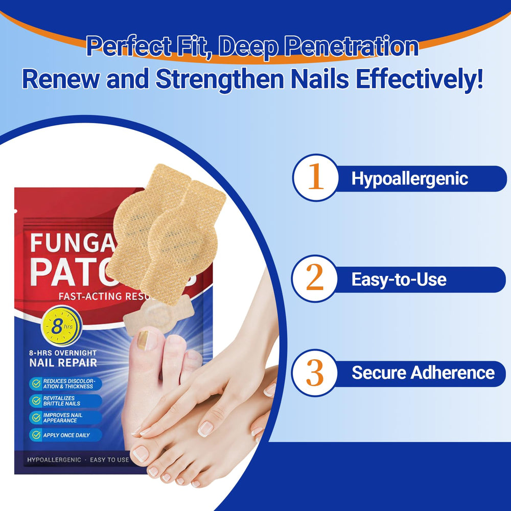 Aedydyce breathable patch material keeps nails ventilated